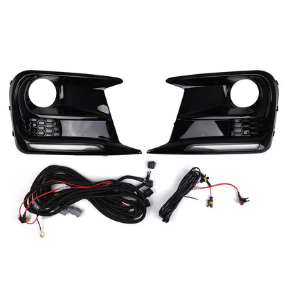 Daytime Running Light Fog Light Bezels Kit for Subaru WRX STI (2018–2021)
