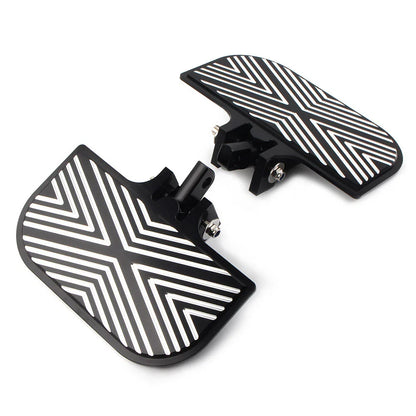 Aluminum Mount Passenger Floorboards for Harley Sportster XL Dyna