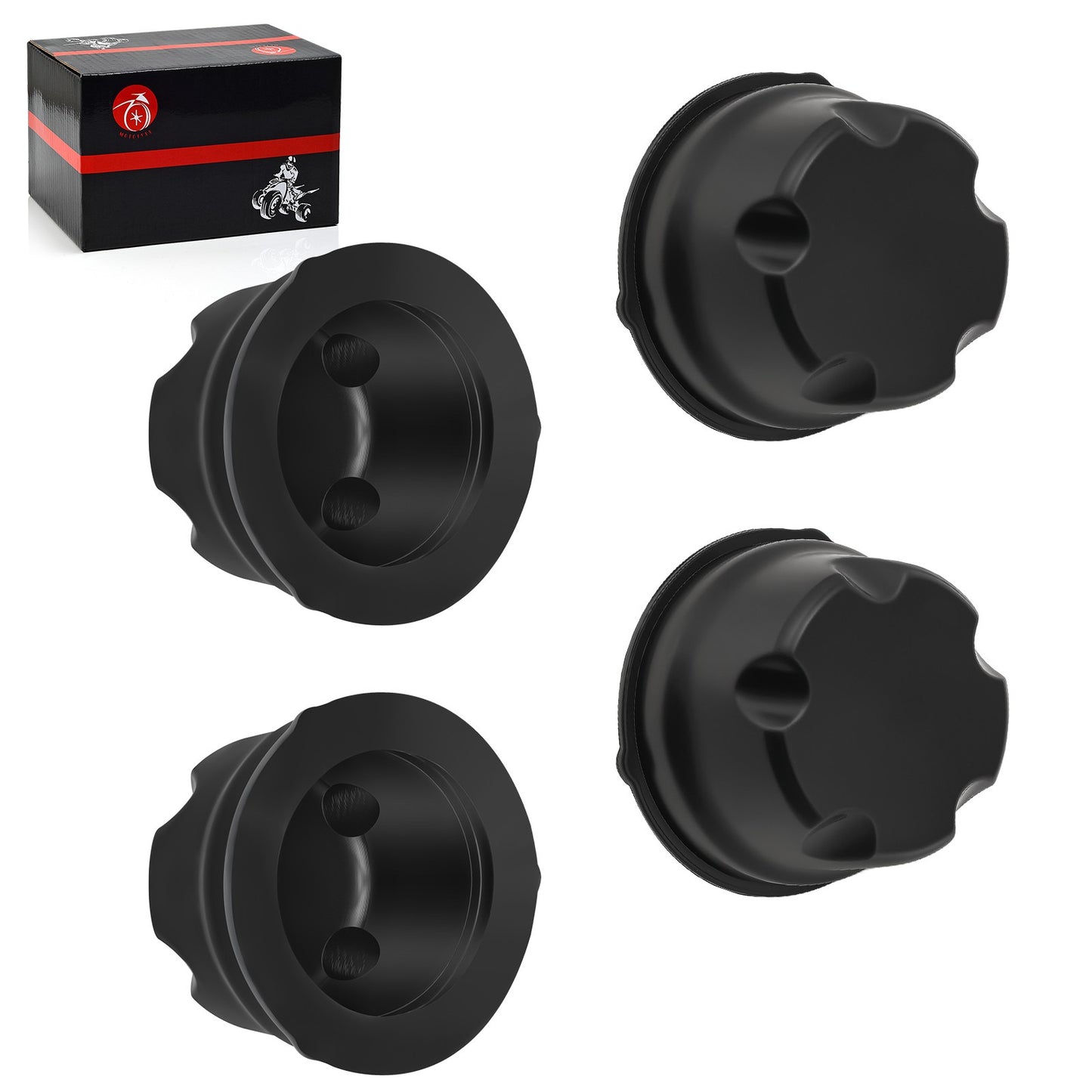 Set of 4 Wheel Hub Caps for Suzuki King Quad 400 450 700 750 (2003–2021)