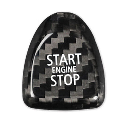 Carbon Fiber Keyless Start Button Cover for BMW Mini Cooper (2002-2023)