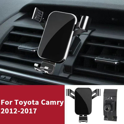 Dashboard Air Vent Mount Clip Gravity Phone Holder for Toyota Camry (2012-2017)