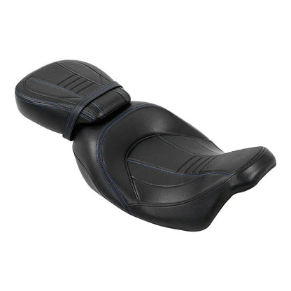 Black Driver Passenger Seat for Harley CVO Street Electra Glide (2009-2023)