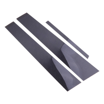 Carbon Fiber ABS Door Window B Pillar Post Covers for Honda Civic (2006-2011)