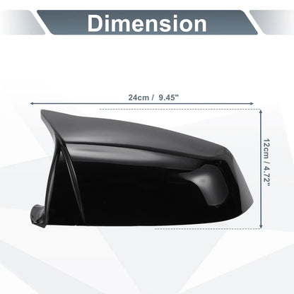 Rearview Mirror Cover Cap Gloss Black for BMW E63 5 Series