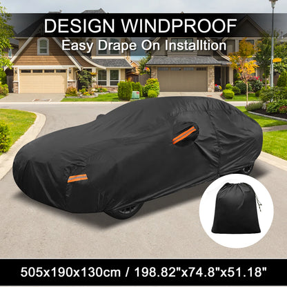 Waterproof 210D-PU Car Cover for Toyota Mirai Sedan (2016–2023)