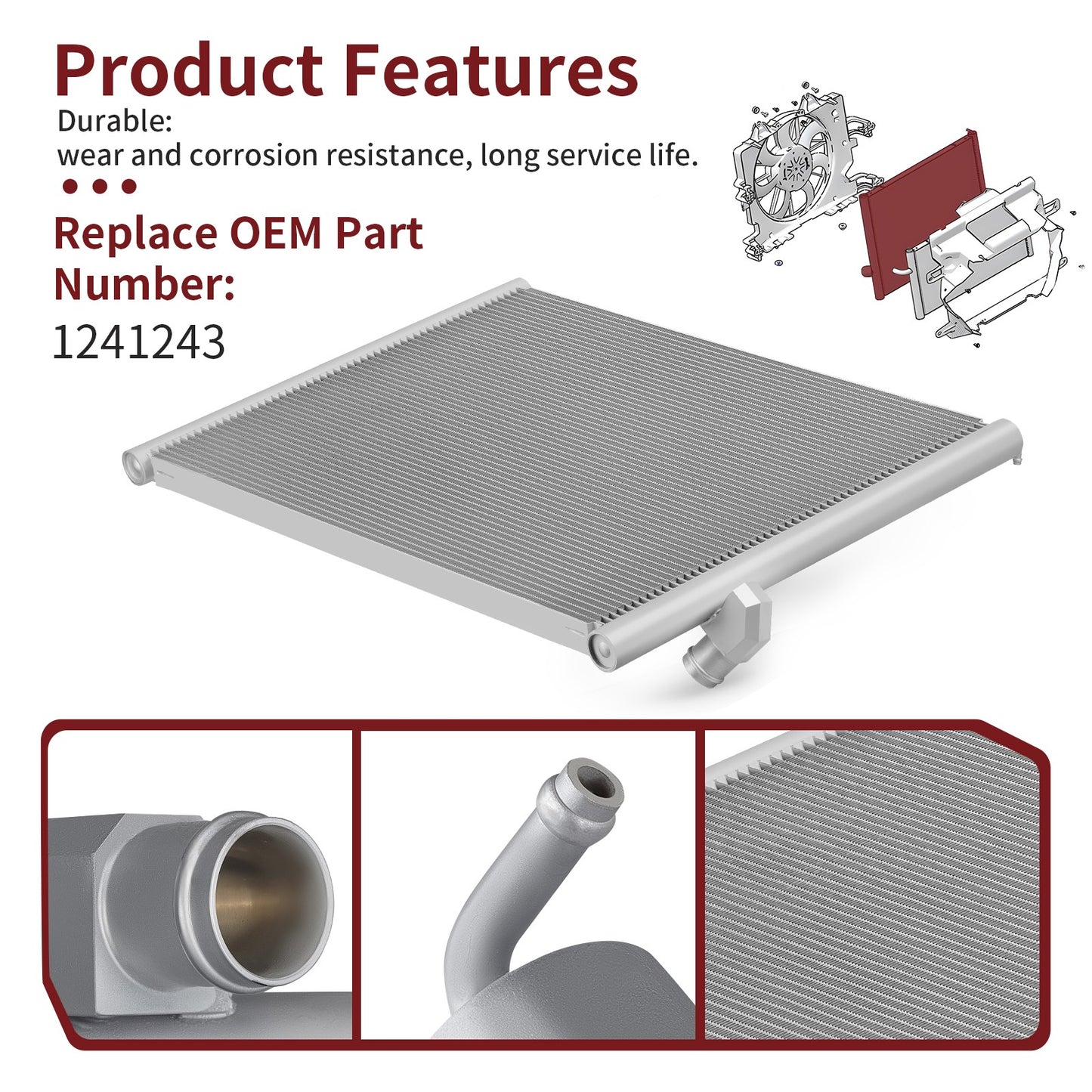 Radiator for Polaris RZR Pro XP / Pro XP 4 (2020–2025)