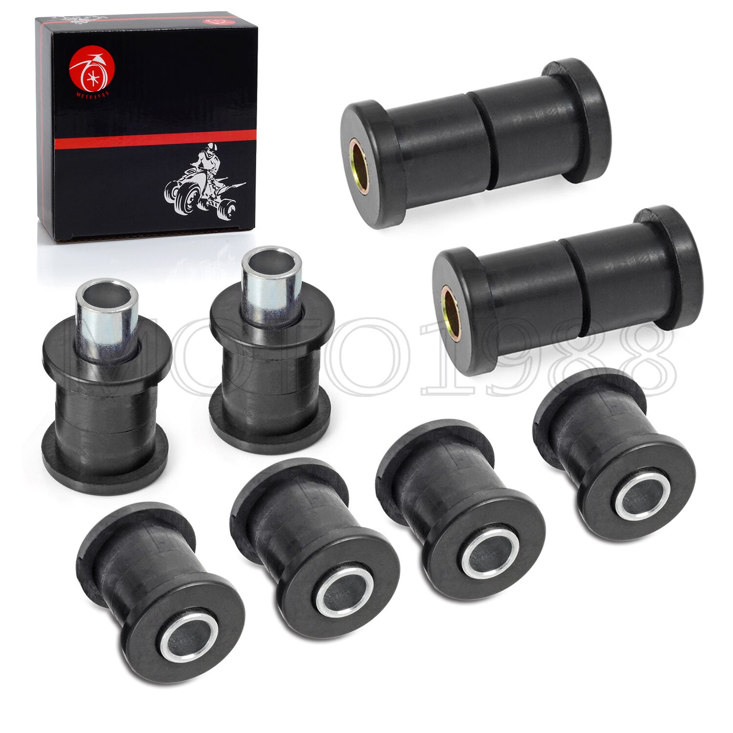 Front Lower Spring & Upper Arm Suspension Bushing Kits for Golf Cart DS