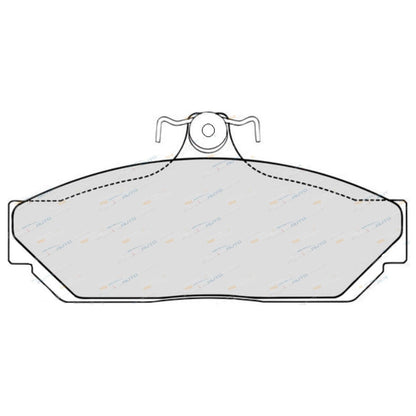 Set of 4 Front Disc Brake Pads for Holden HQ HJ HX HZ (1971–1980)