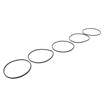 5Pcs Rubber Clutch Cover O-Ring Derby Gasket for Harley Sportster 883 1200 (94-17)