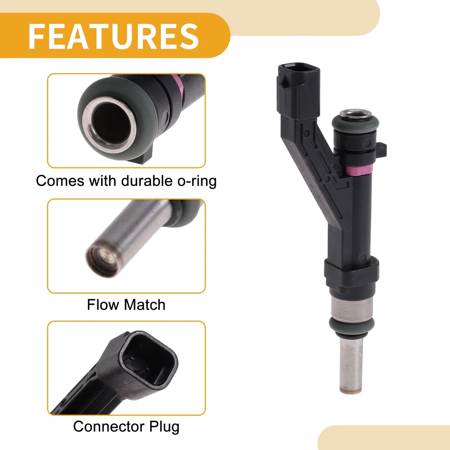1 Pcs No.353102S100 Fuel Injector for Hyundai Sonata 2.5L (2020–2024)