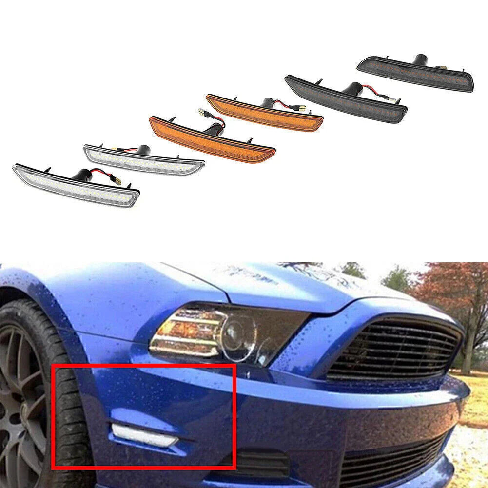 LED Front Side Marker Lights for Ford Mustang (2010-2014)