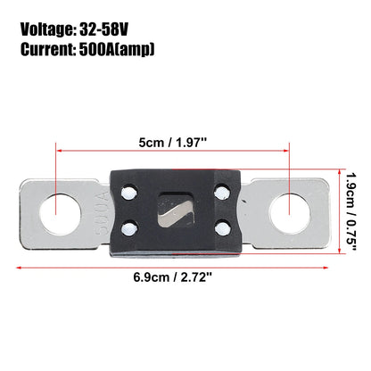 5pcs 500A 32V Fuse for Automotive Truck Motorcycle Boat (No Year Specified)