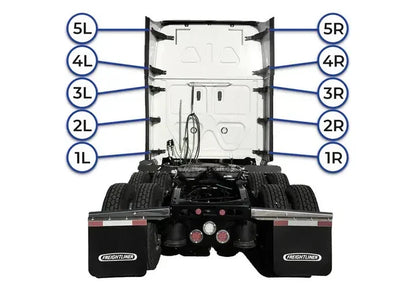 Cab Fairing Bracket 2 x for Freightliner Cascadia (2008–2017)