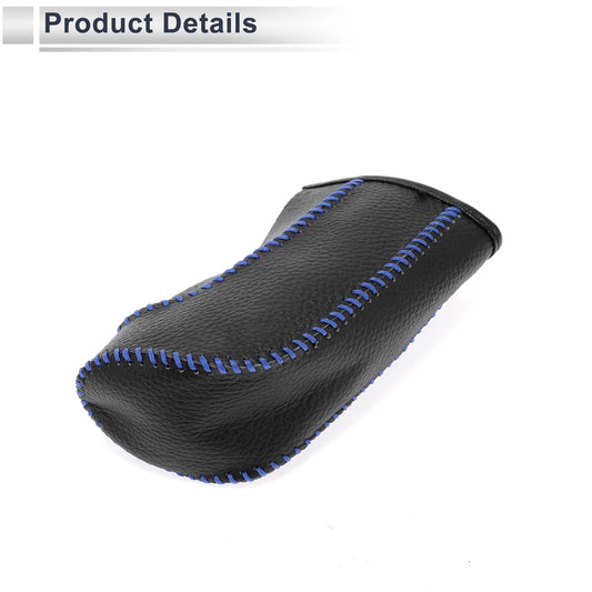 1 Pc Gear Shift Knob Cover for Nissan Tiida (2004-2012) Pebbled Black Blue