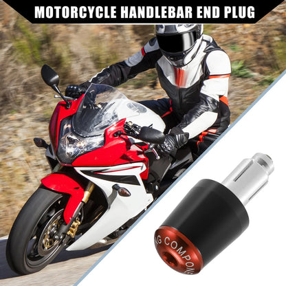 2 x Motorcycle Handlebar End Plug Grip Caps 7/8" for Honda