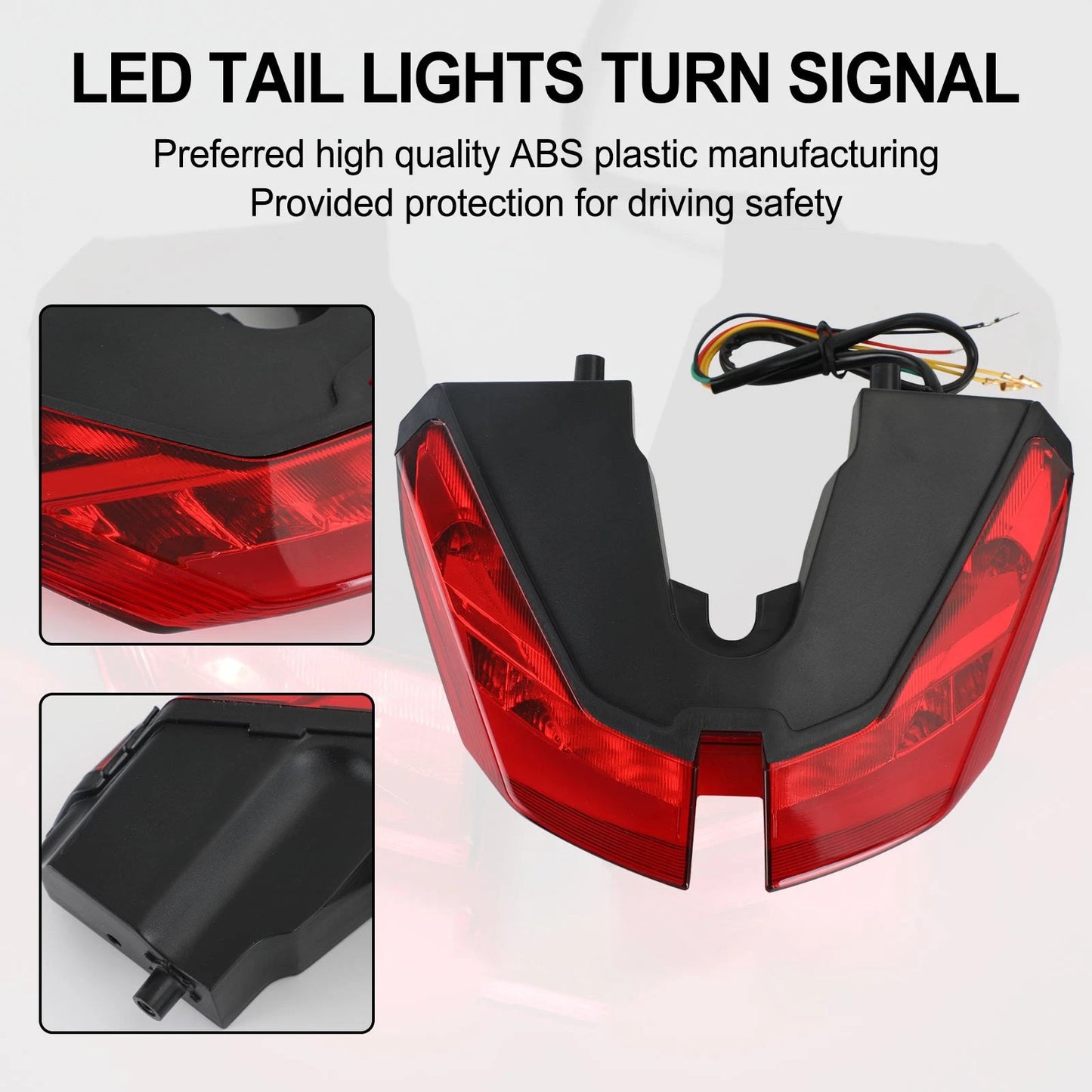 Tail Light Turn Signals for Ducati Hypermotard 821 939 950 SP (2012–2021) Red