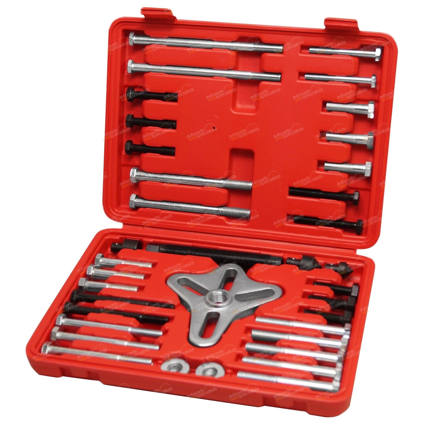 46-Piece Harmonic Balancer Puller Tool Set for Universal Applications