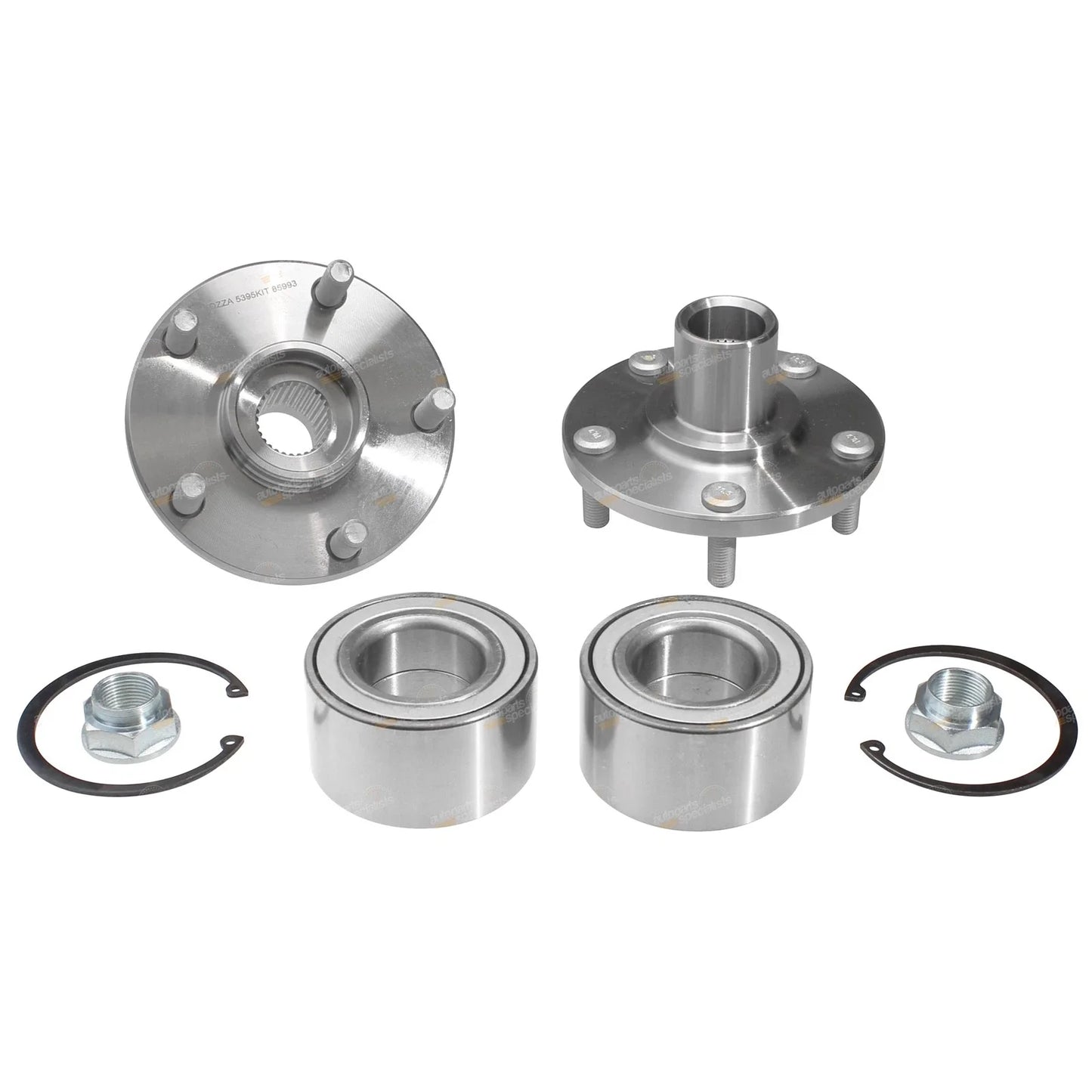 2 x Front Wheel Bearing Hub Kit Assemblies for Toyota Kluger (2007–2014)