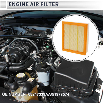 Air Filter No. 68247339AA/51977574 for Jeep Compass (2017–2022)