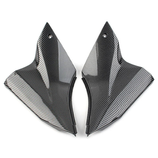 Carbon Fiber ABS Gas Tank Side Trim Covers for KAWASAKI Ninja ZX10R (06-07)