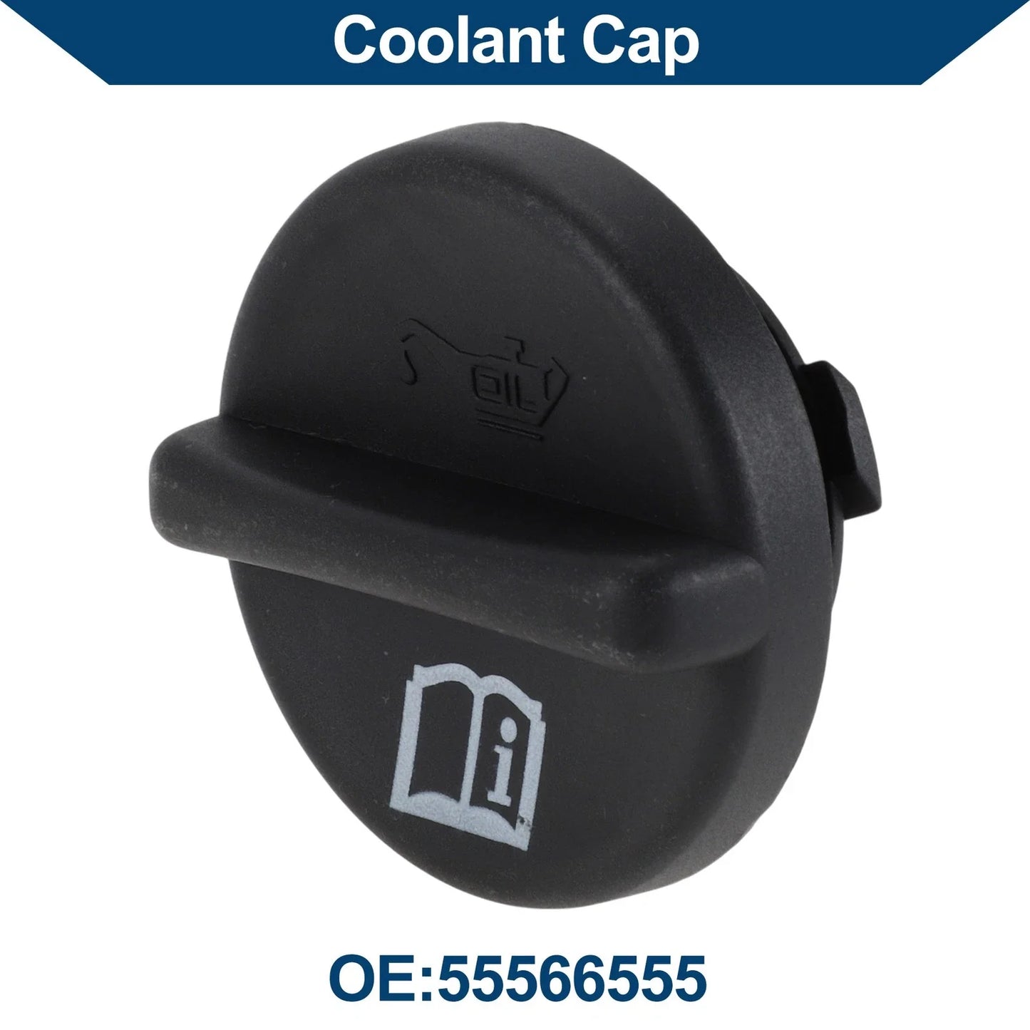 Coolant Cap for Chevrolet Cruze 1.4L 1.8L (2008-2013) - Durable Black Cover