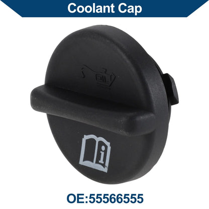Coolant Cap for Chevrolet Cruze 1.4L 1.8L (2008-2013) - Durable Black Cover