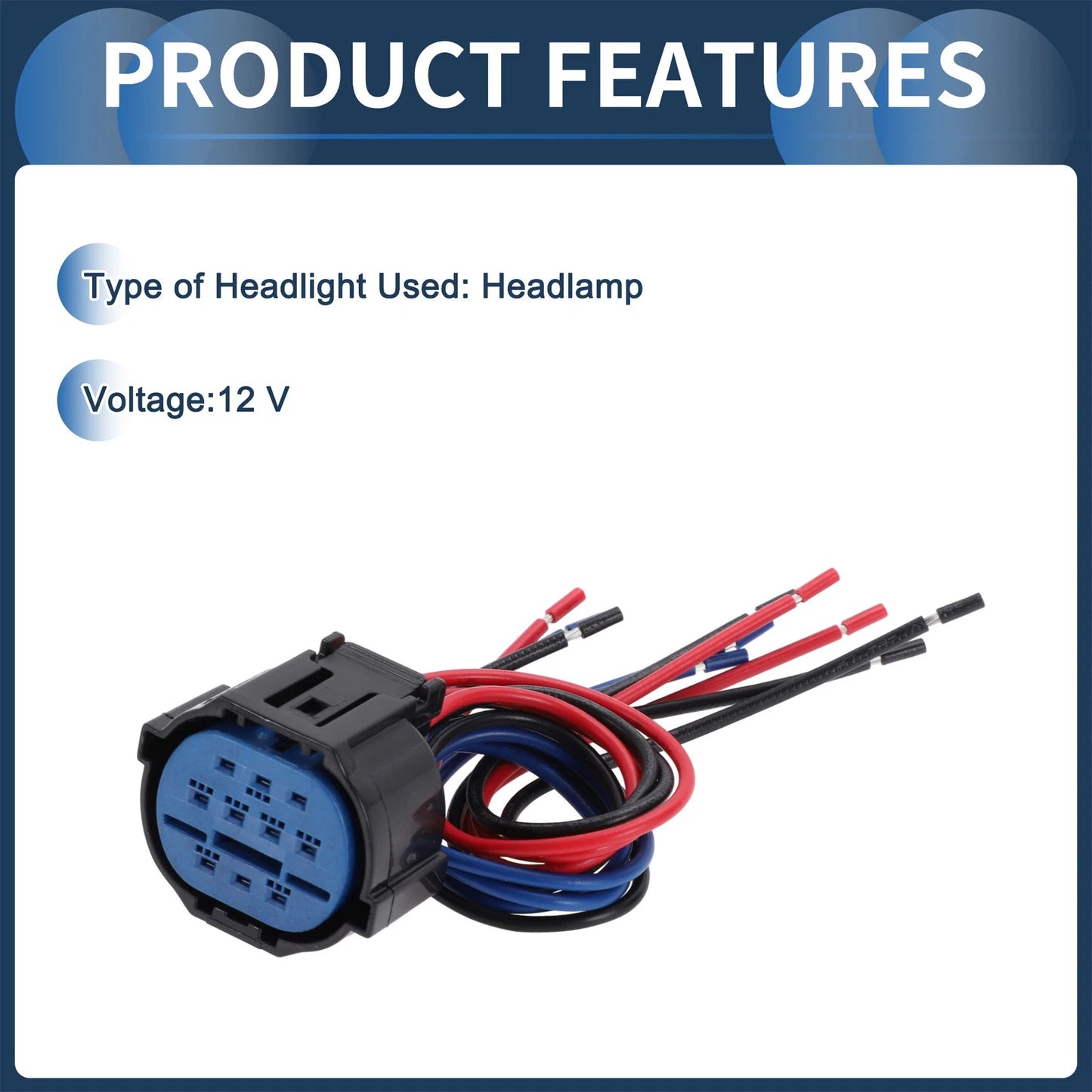 Headlight Wiring Harness Assembly for Hyundai Elantra (2017–2018) No.HP40610021