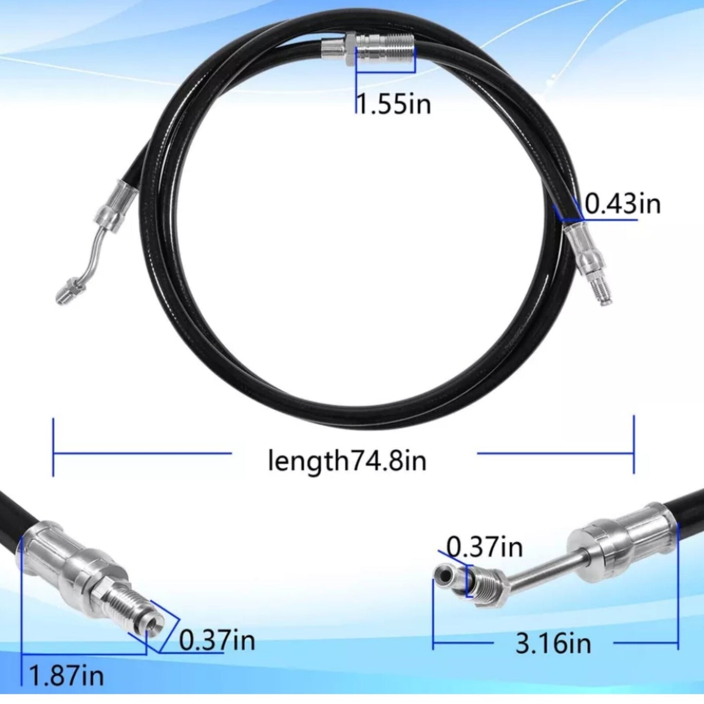 Hydraulic Hose Power Trim Kit for Volvo Penta DPH DPR
