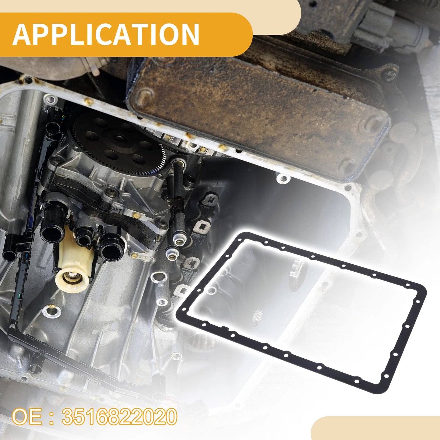 Transmission Filter Oil Pan Gasket for Lexus GS250 (2013–2015) 3516822020