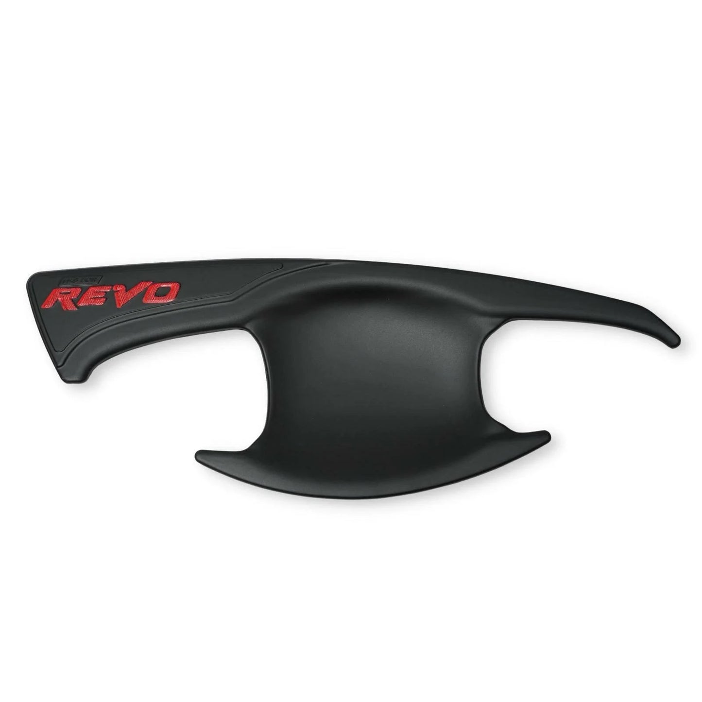 Matte Black Red 4 Door Handle Insert Bowl Cup Trim for Toyota Hilux (15-22)