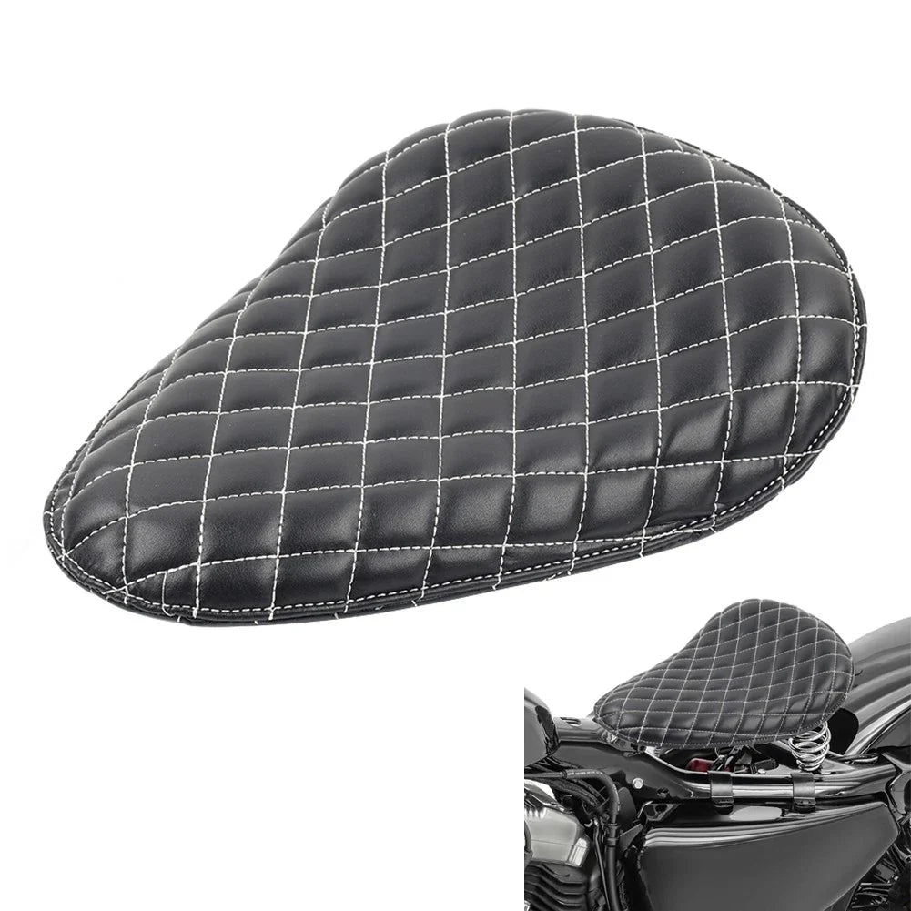 Universal Front Driver Solo Seat Cushion for Harley & Yamaha