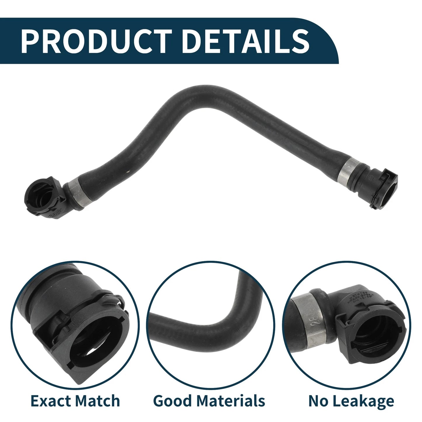 Radiator Hose No.17127519251 for BMW 545i (2004–2005)