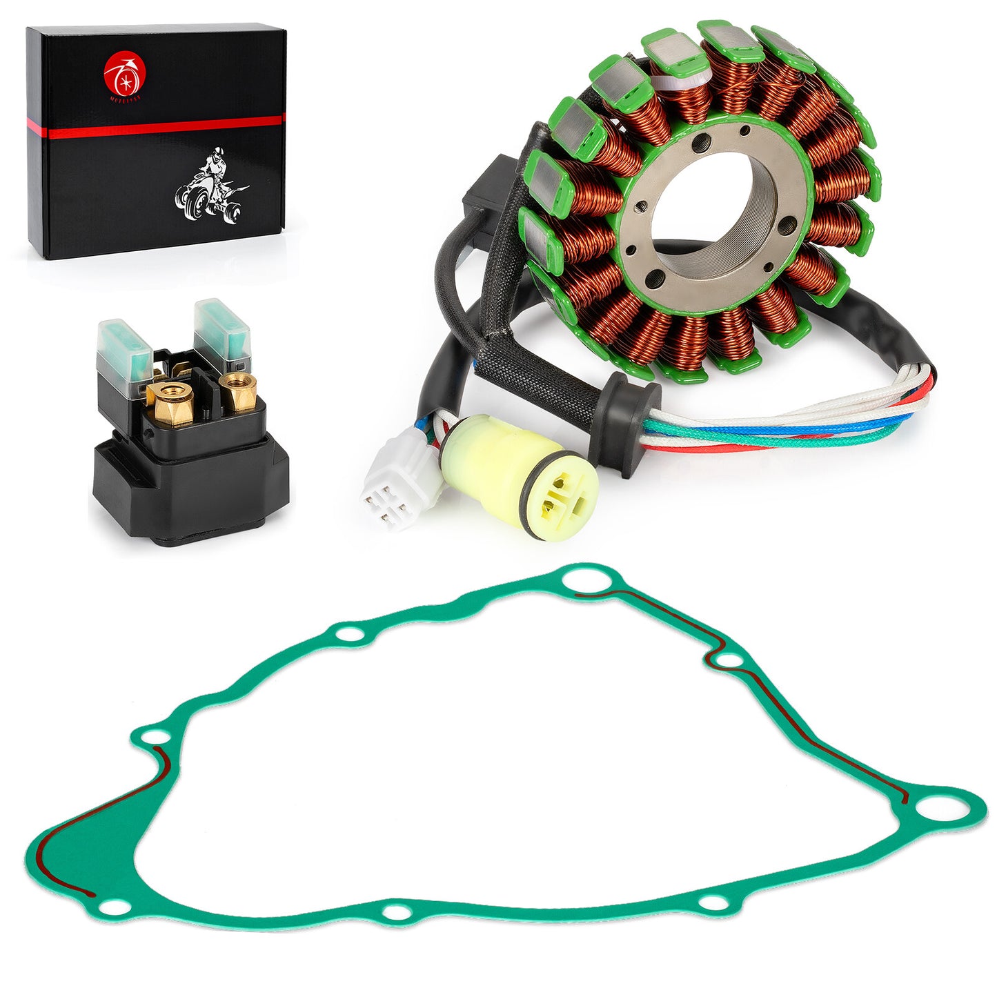 Stator with Starter Relay for Yamaha Bear Tracker 250 (2001–2004)