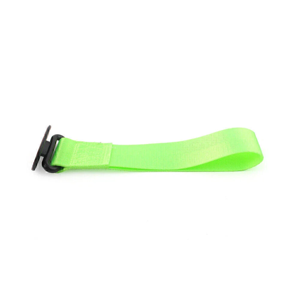 Green Tow Towing Strap Belt Rope for Universal Car Front/Rear Bumper