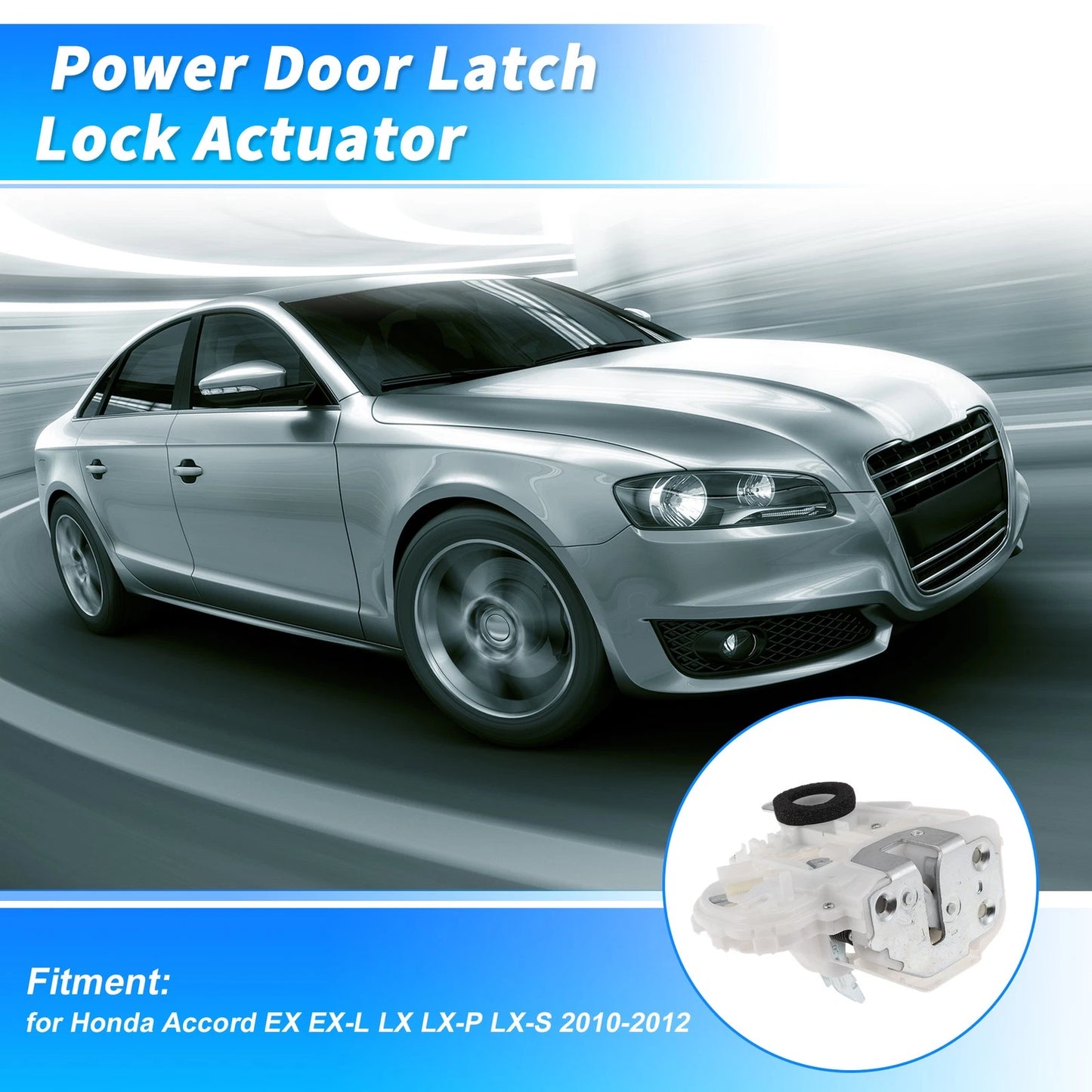 72610TC0T12 Rear Right Power Door Lock Actuator for Honda Accord (2010–2012)