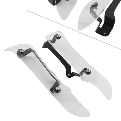 Clear Motorcycle Side Spoilers Wind Deflectors for BMW K1600GT (2017-2023)