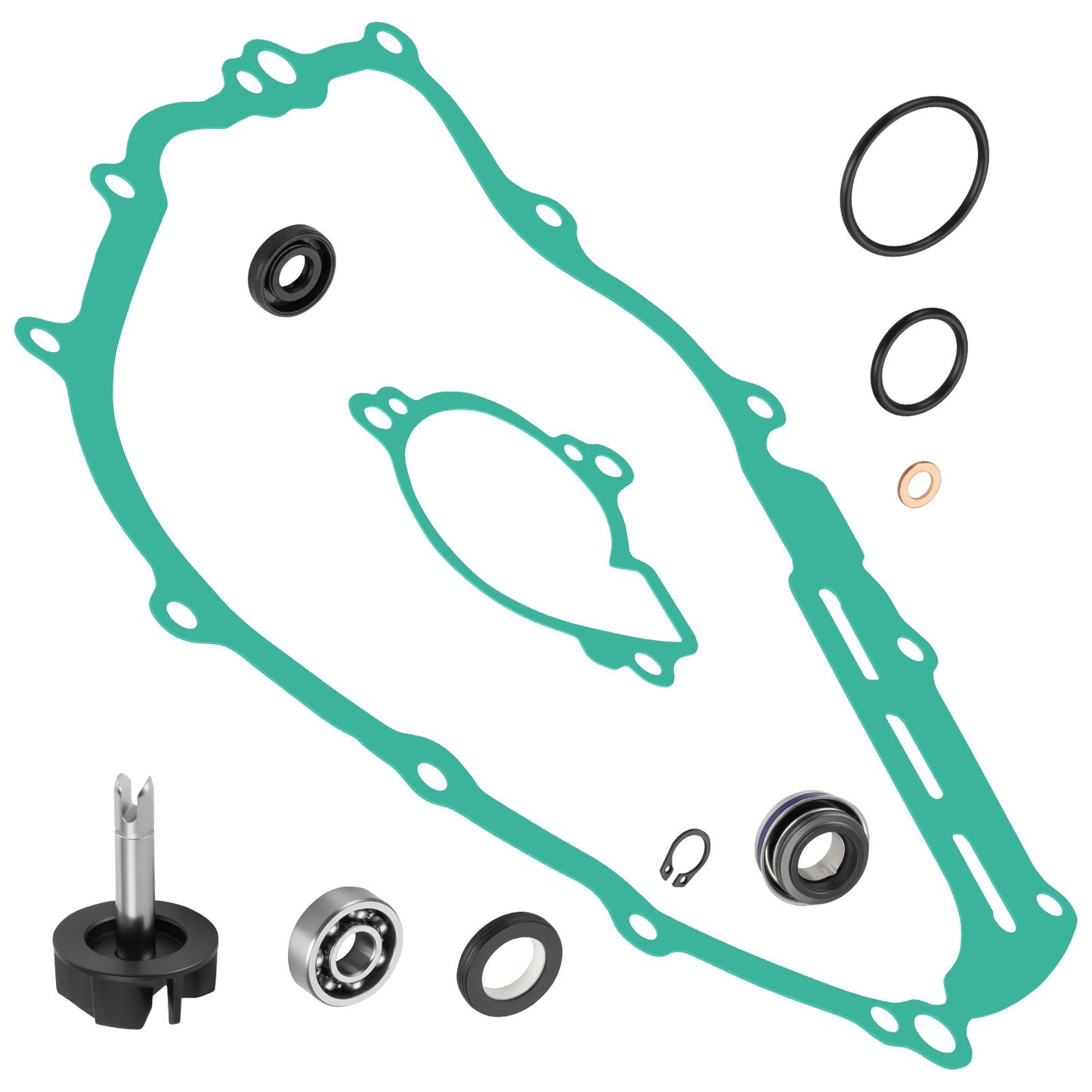 Water Pump Impeller Shaft Kit for Yamaha Viking VI 700 (2015–2020)