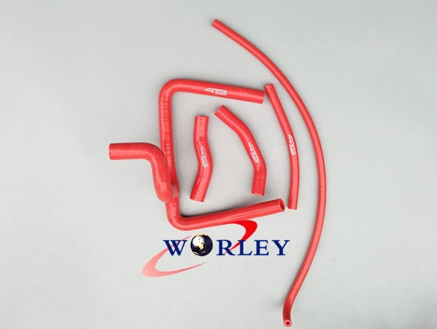 Red Silicone Radiator Hose for Honda CR250R (2000–2001)