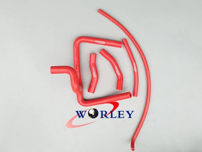 Red Silicone Radiator Hose for Honda CR250R (2000–2001)