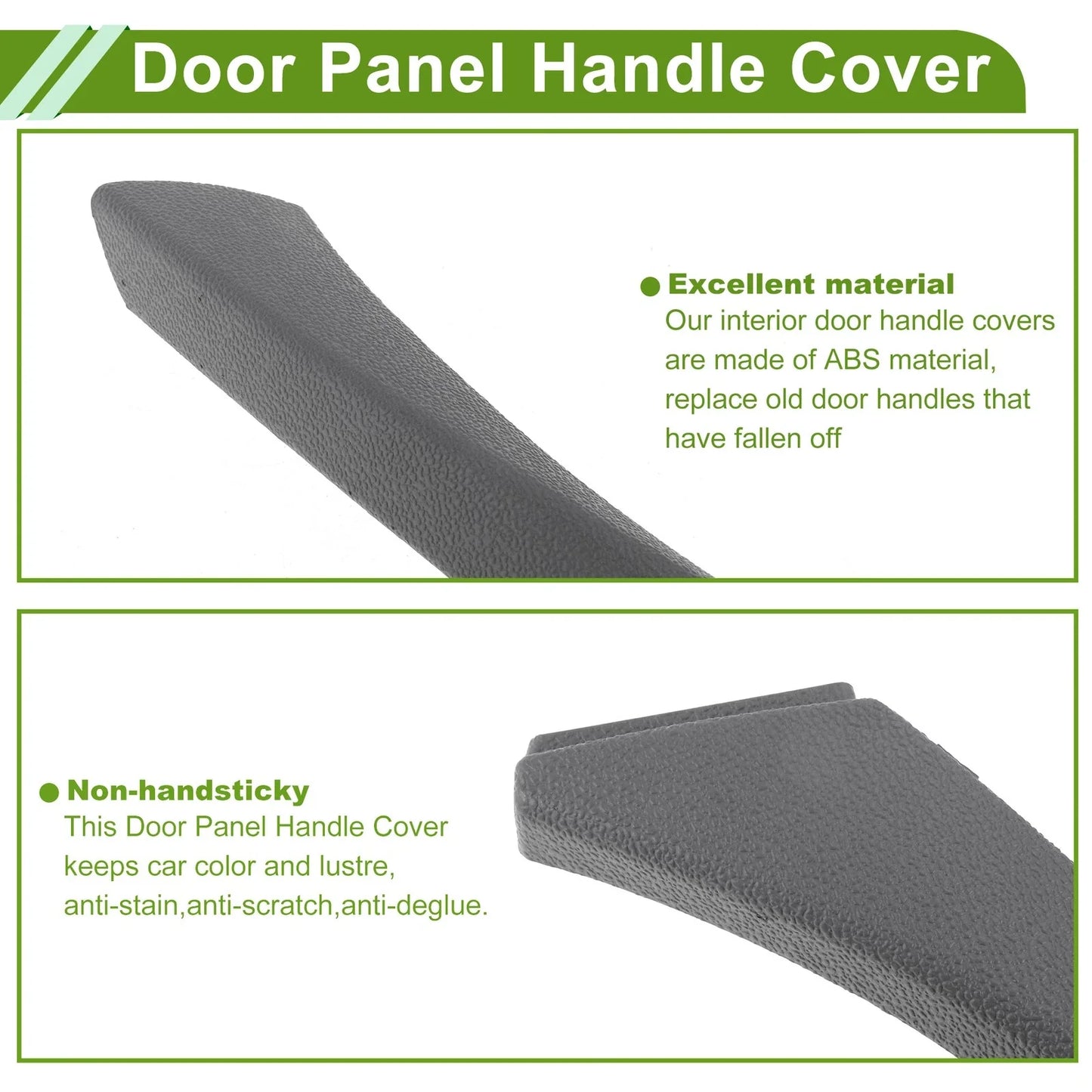 Door Panel Handle Pull Trim Covers for BMW 325i E90 Sedan (2006-2006)