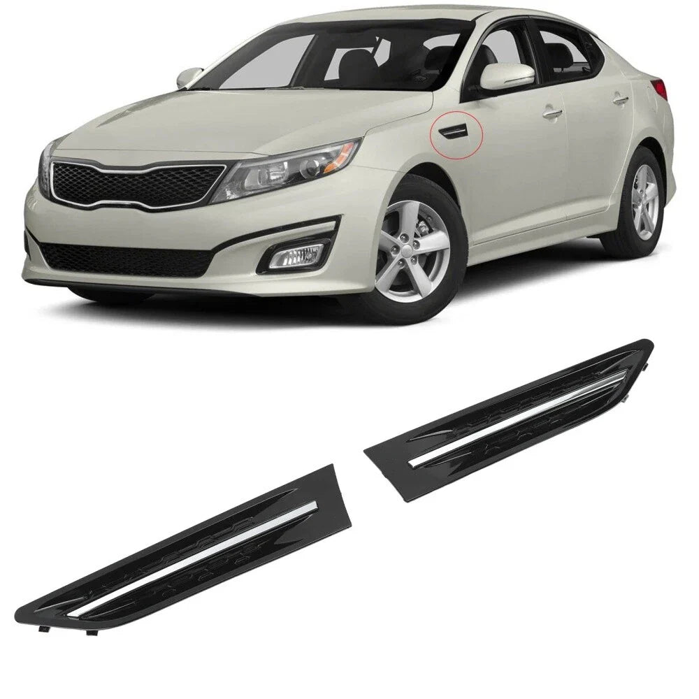 Front Mudguard Garnish Grille Trim for 11-15 Kia Optima (2011-2015)