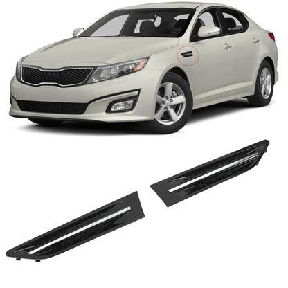 Front Mudguard Garnish Grille Trim for 11-15 Kia Optima (2011-2015)