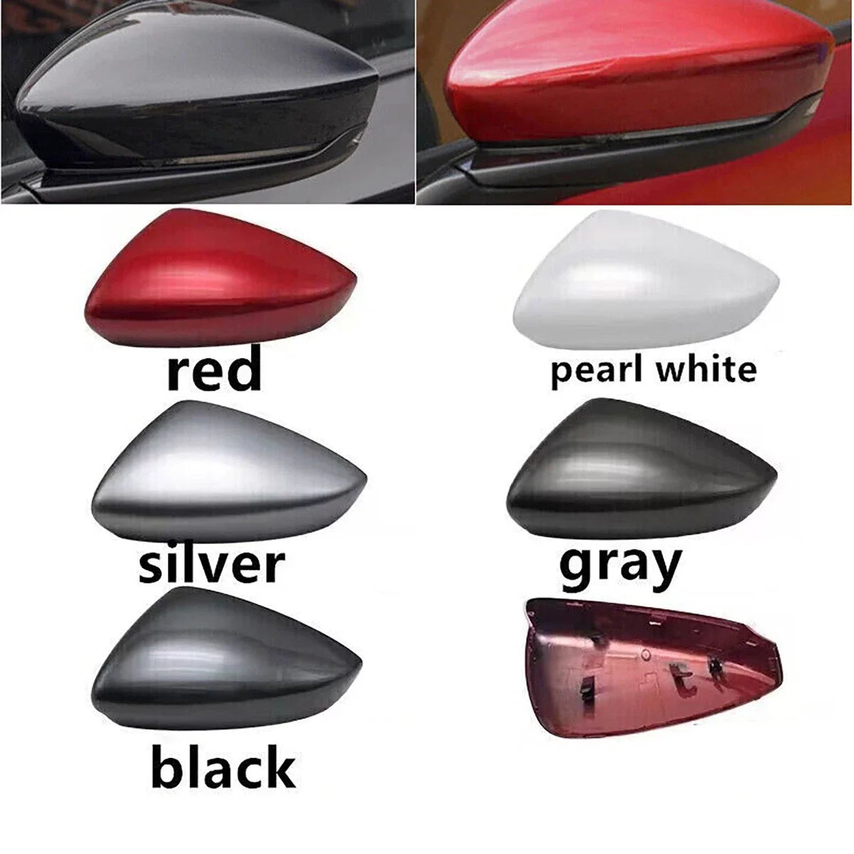 2 x Side Mirror Cap Covers for Mazda 3 (2020–2022)