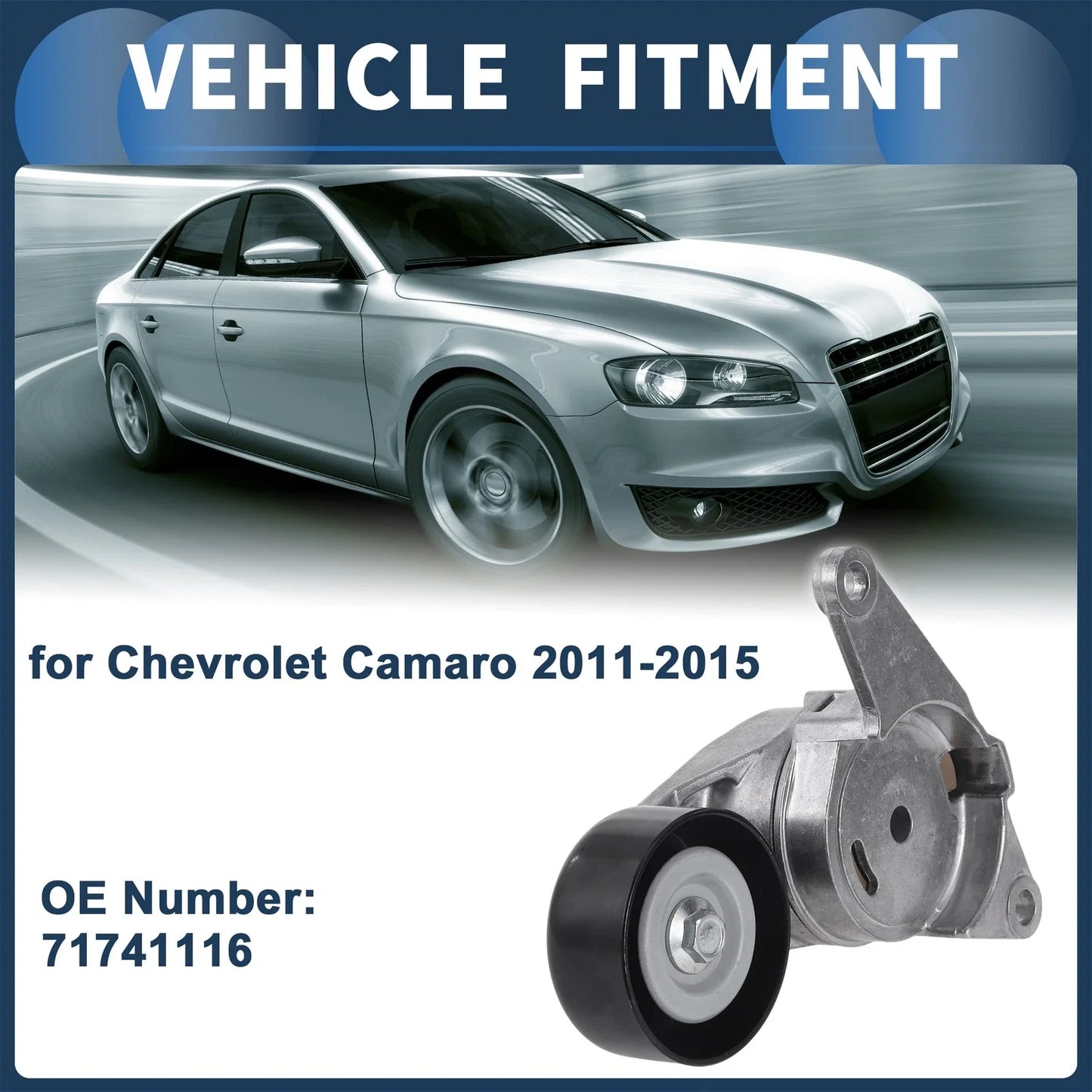 Belt Tensioner for Chevrolet Camaro 2011-2015 - Metal (2011-2015)