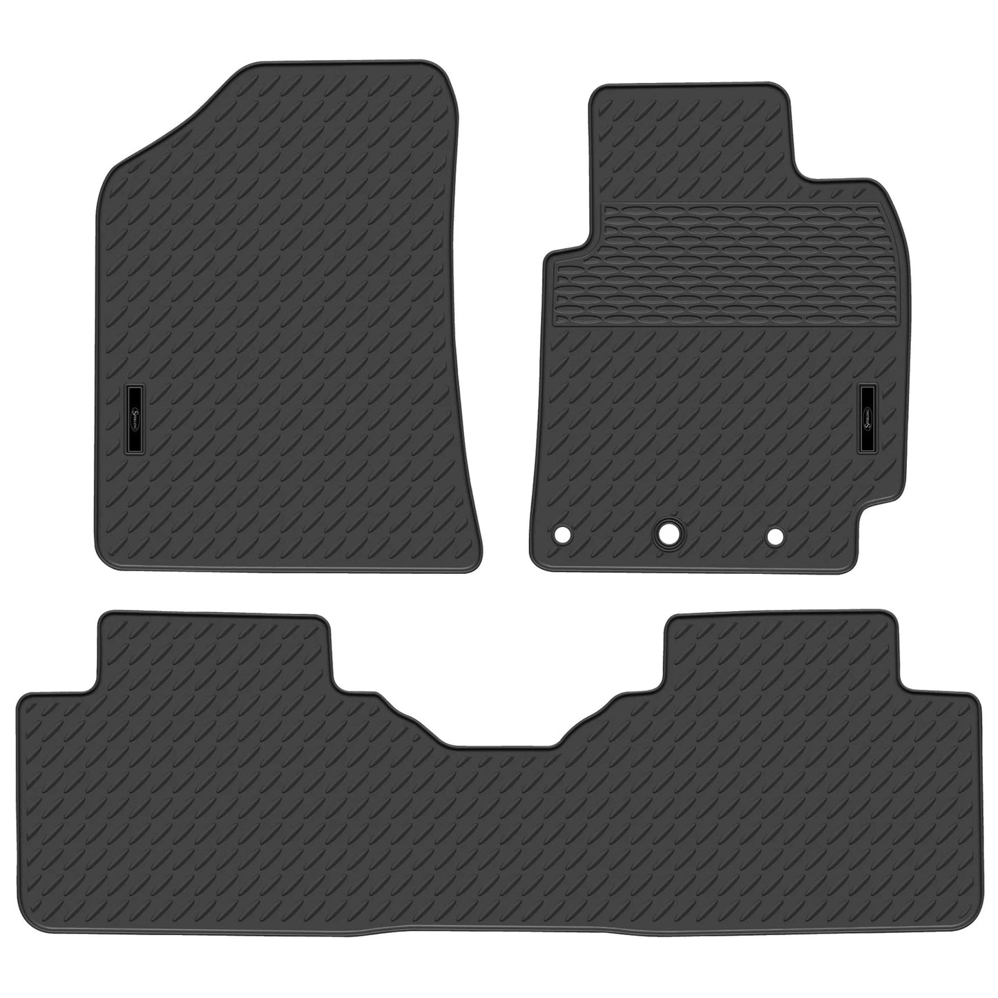 Set of 4 Custom Fit Rubber Floor Mats for Kia Cerato (2018–2024)