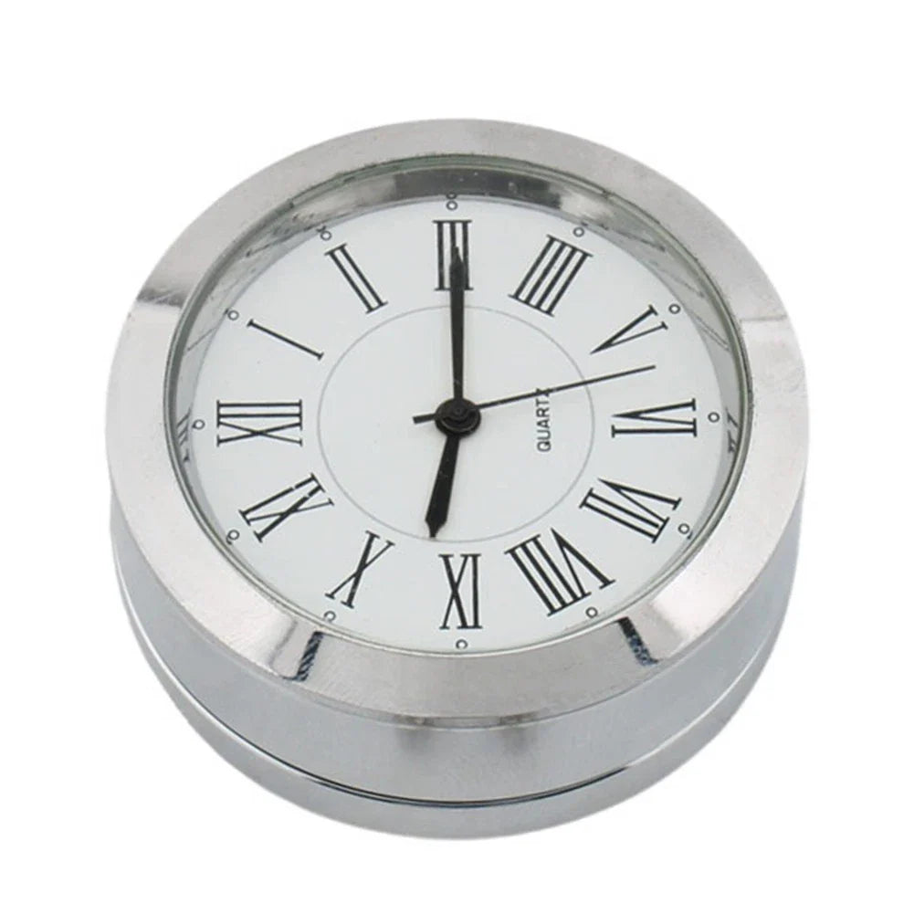 Front Fork Lock Clock Cover Chrome & White for Harley Road King (1994-2024)