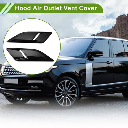 Hood Bonnet Air Vent Cover for Land Rover Range Rover Sport (2014–2023) Black