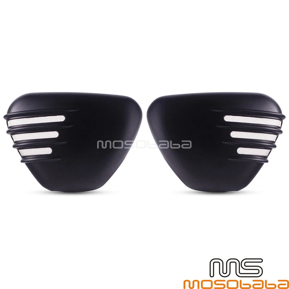 Ribbed Side Battery Panels for Bonneville Street Twin / Street Cup 900 (2016-2021)