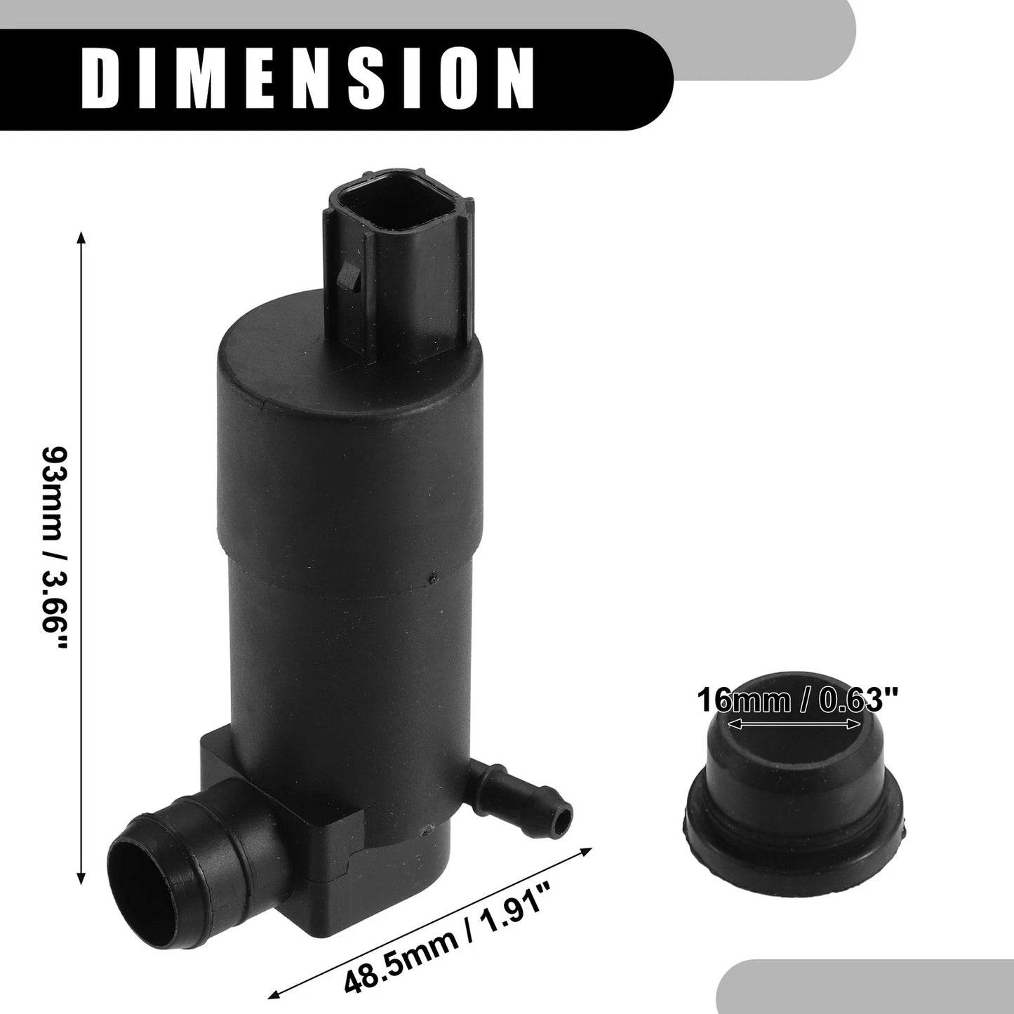 Windshield Washer Pump No.BV6117K624AA for Ford Focus Sedan (2012–2015)