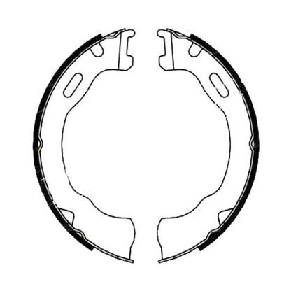 Set of 4 Hand Park Brake Shoes for Ford Explorer (2001–2010)